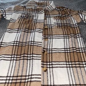 Long knee length can be worn as a sweater